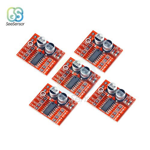 5Pcs 1.5A 2-way MX1508 DC Motor Driver Module PWM Speed Dual