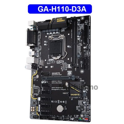 Socket LGA 1151 DDR4 Gigabyte GA-H110-D3A Original Mainbaord