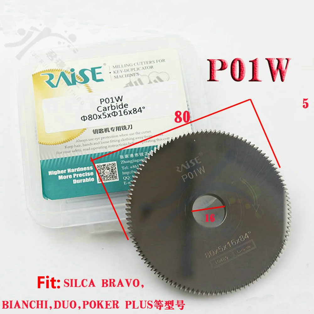 P01W Carbide Tungsten Key Blade Cutter 80*5*16mm*110T Saw Bl