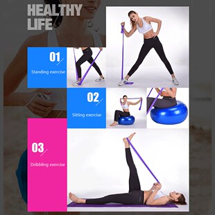 Stretching Elastic Band Fitness Equipment Exercise Resistanc