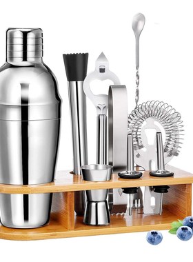 10X Mojito Cocktail Bar Shaker Mixer Maker Ice Tong Muddler