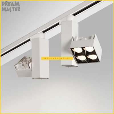 Alunum 3000K 4000K 6000K led track light,12W 24W 25W white L