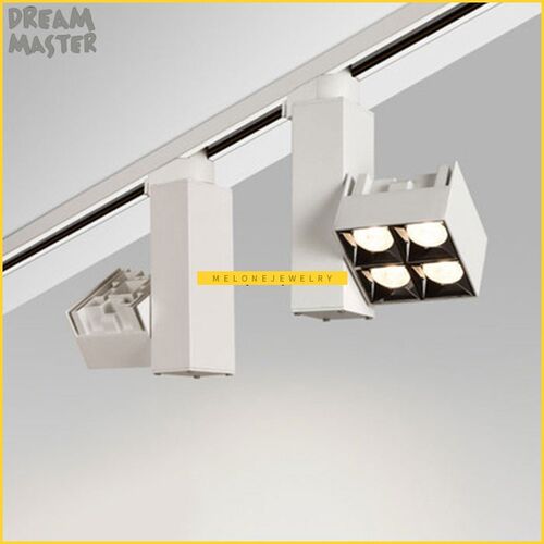 Alunum 3000K 4000K 6000K led track light,12W 24W 25W white L