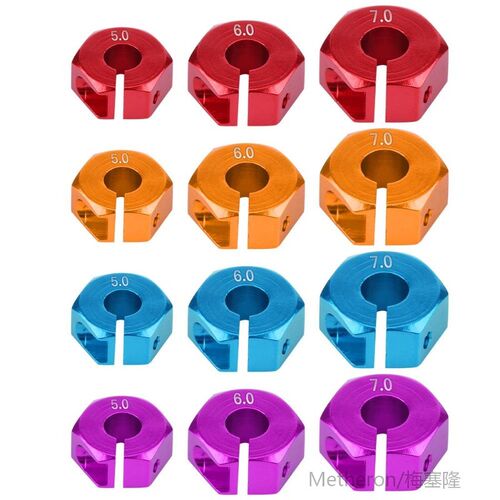 12mm Universal Wheel Hex Hub Adapter for HSP Sakura 1/10 Sca