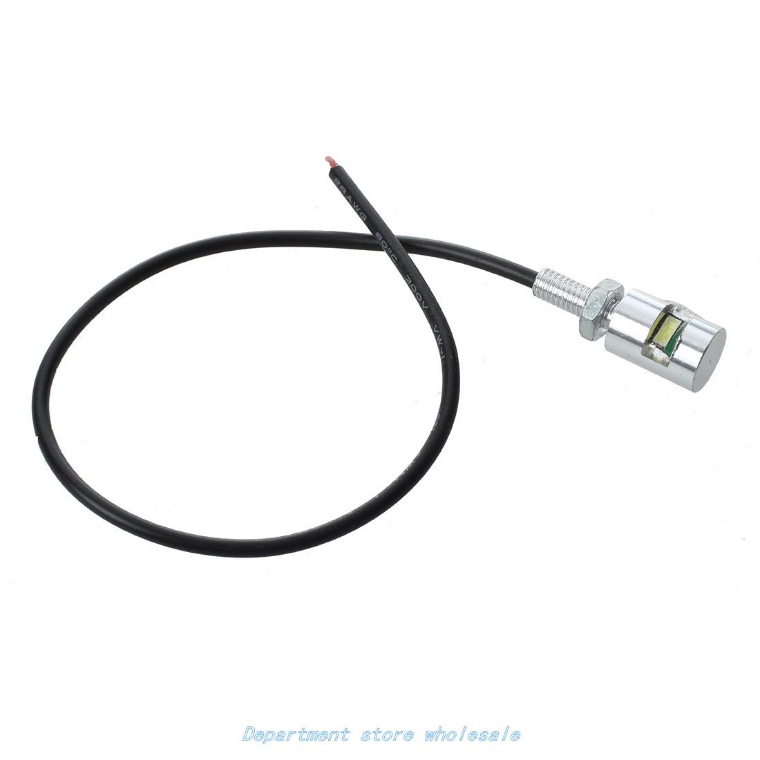 1 Paar Bike Motorcycle LED Bulb Lamp Plate Light 12V White