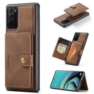 Retro Magnetic Split Card Holder Bracket Shockproof Wallet