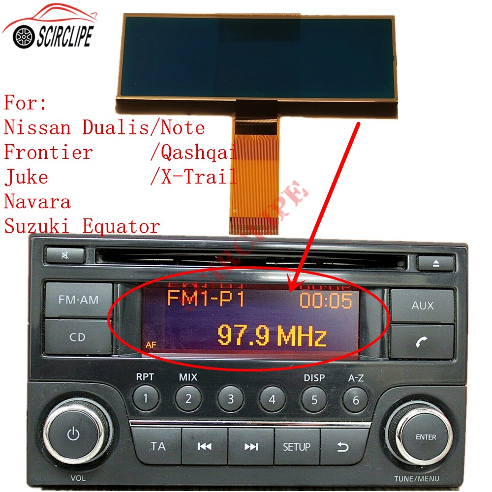 Car Radio for Deawoo AGC-0071RF LCD Screen Pixel Repair For
