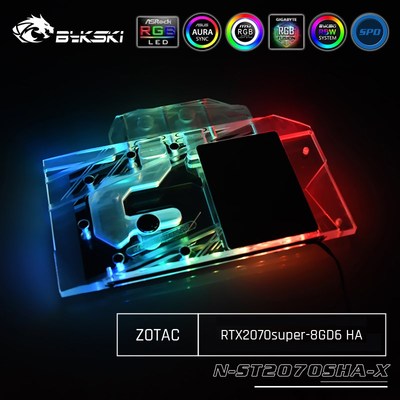 N-ST2070SHA-X GP Water Cooling Block  ZOTAC RTX 2070 super-8