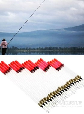 pcs Mixed Loaded Fishing Crystal Waggler Floats Carp Tackle