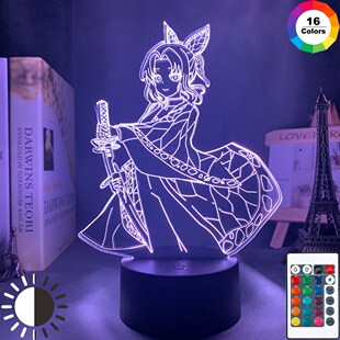 Kanae Anime Bedroom for Light Kocho Slayer Demon Lamp