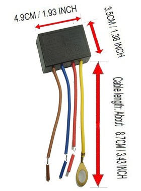 220 V Touch Lighting Control Sensor Lamp Switch Dimmer Halog