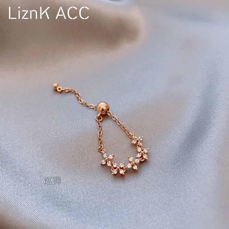 Instagram trend web celebrity flower ring for female niche d