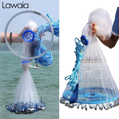 Lawaia Hand Cast Net 240cm-540cm Fishing-net Fishing Net Ame