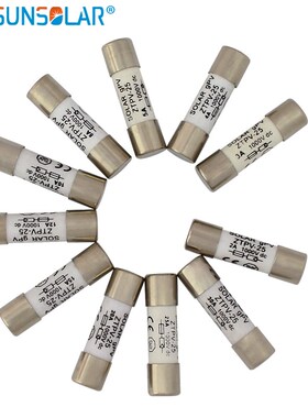 1000V 10*38MM 1A 2A 8A 10A 12A 15A 20A 25A 30A DC PV Solar F