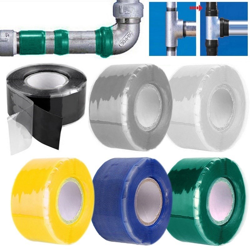 Waterproof Super Strong Duct Tape Silicone Rubber Fix Fiber