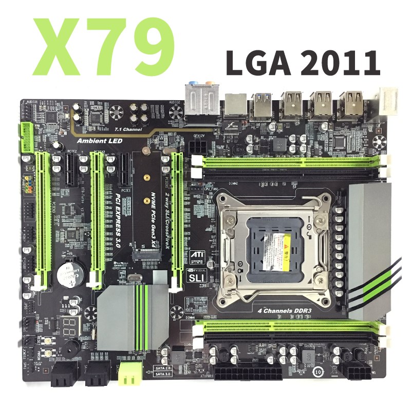 X79 LGA2011 DDR3 PC Desktops Motherboards Computer Computer