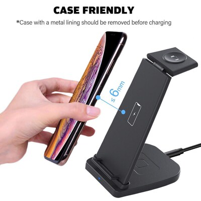 3 In 1 Wireless Charger For Apple Watch Airpods ProCharge D