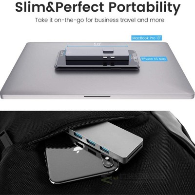 USB Type C Hub Adapter Docking Station, For MacBook Pro Air