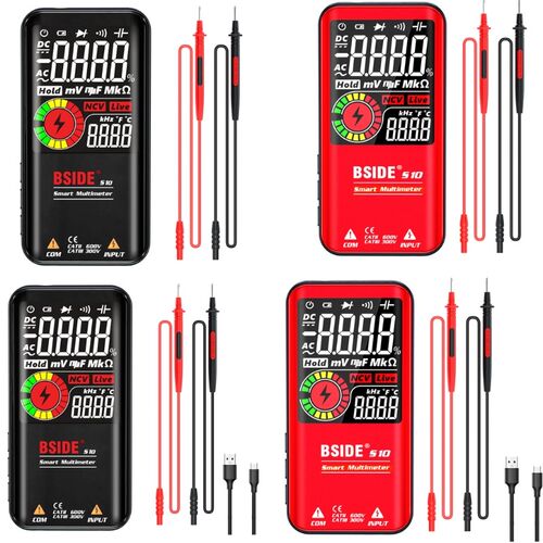 B-SIDE Upgraded Digital Multimeter EBTN LCD 3 Results Displa