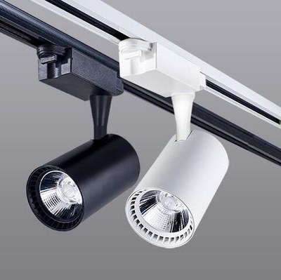 COB 20W 30W Led rack light alunum Ceiling Rail rack lighting