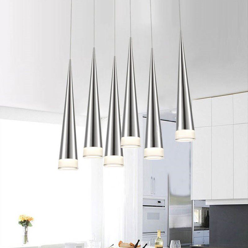 Simple led Pendant Lights AC85-265V 5W Modern led Conical Pe
