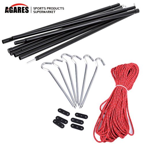 Tent Poles Outdoor Camping Pole Picnic Barbecue Shelter Lobb