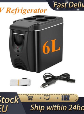 Portable 12V Refrigerator Freezer Heater 6L Mini Car Freezer