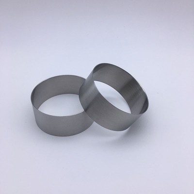 Small white rice cake mold stainless steel round mousse circ