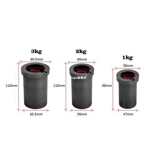 High-Purity Melting 1Kg Graphite Crucible Good Heat Transfer