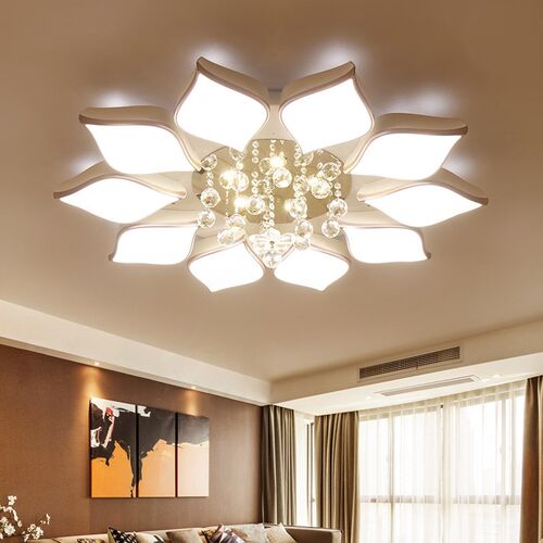 Crystal Modern Led Ceiling Lights  Living Room Bedroom AC85-