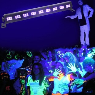 Purple LED Par Blacklight UV Disco DJ Light Laser Stage Ligh