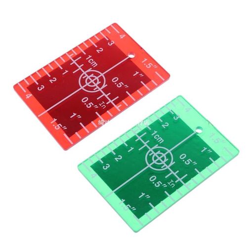 1 Pc Laser Target Card Plate For Green and Red Laser Level T