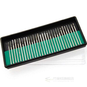 Diamond Burr Bits Drill Glass Gemstone Metal For Dremel Grin