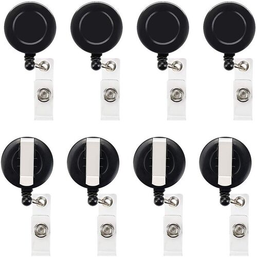 ID Badge Holder Retractable, 40 Pcs Retractable Keychain Ret