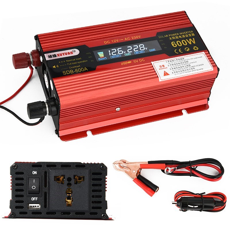 Inverter 600W Power SB LED Display Inverters DC12 o AC220 Vo