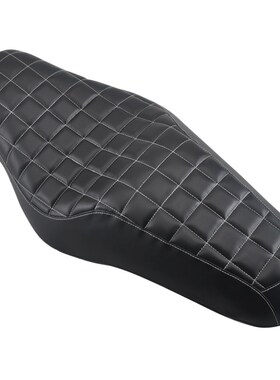 Motorcycle Black Driver + Passenger Two Up Sofa Seat Tour Se