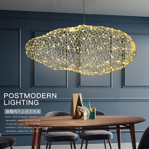 Nordic Designer Art Cloud Design Led Chandelier Creative Bed