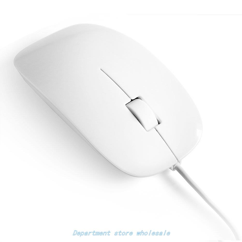 USB Optical Mouse for Mac & PC - White