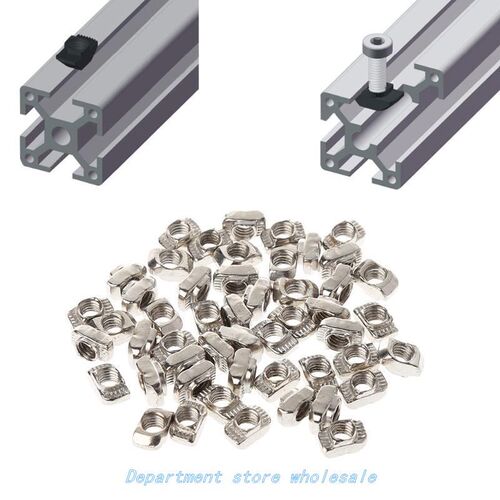 50Pcs/Set Printer M5 T Hammer Nut Fastener Connector For 202