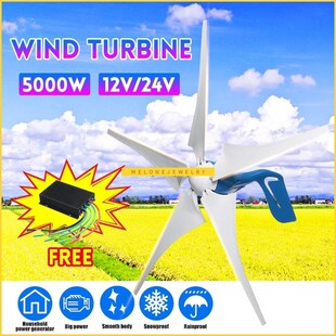 5000W Wind Generator 12V/24V 5 Wind  Wind-  Electricity Gene