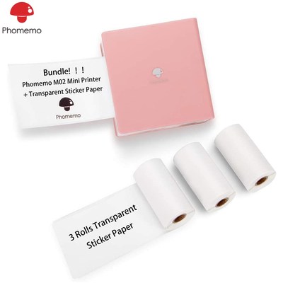 Portable  M02 Mini hermal Printer Handheld Bluetooth Photo P