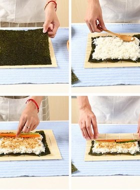 Sushi Maker Bamboo Sushi Mat For Preparing Sushi Rolls Tool