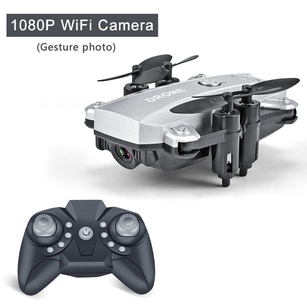 mini folding drone aerial photography wifi four-axis aircraf