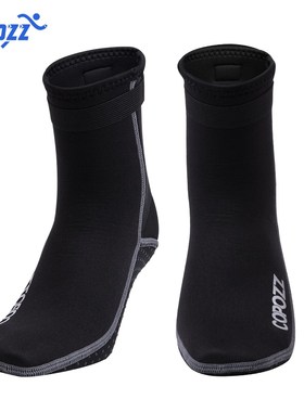 Copozz 3mm Neoprene Diving Socks Boots Water Shoes Anti Slip