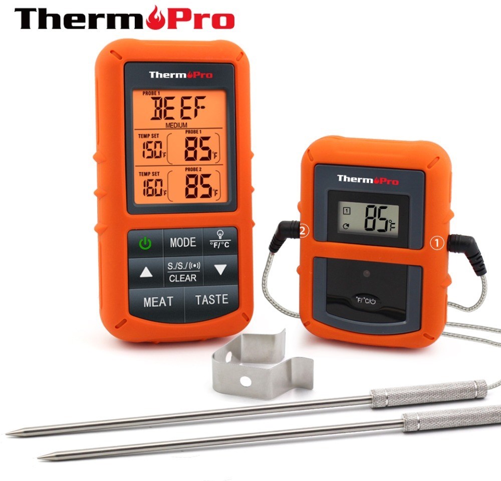 ThermoPro TP-20 Remote Wireless Digital Meat BBQ, Oven Therm