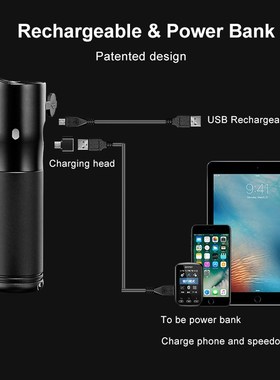 Mountain Bike Flashlight 700 Lumen USB Rechargeable Bike Fro