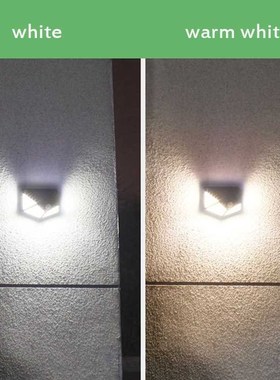 100 LED Solar Wall Lamp PIR Motion Sensor Light Outdoor Wate