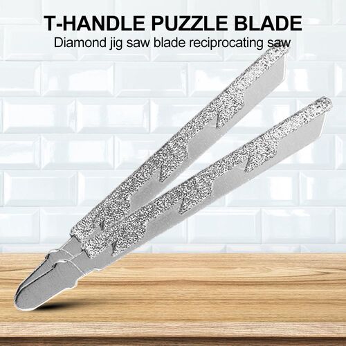 T-shank Diamond Jigsaw Blade for Marble Stone Granite Tile C