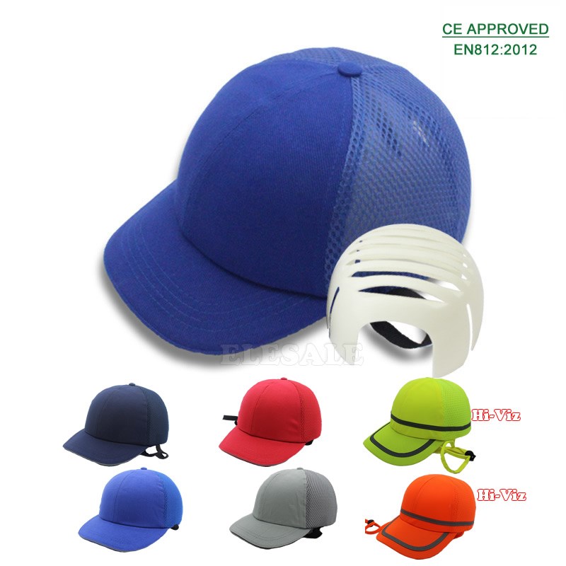 Summer Work Safety Hi-Viz Bump Cap Helmet Baseball Hat Style
