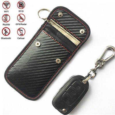 Faraday Car Remote Key Bag RFID Signal Blocker Card Bags FOB
